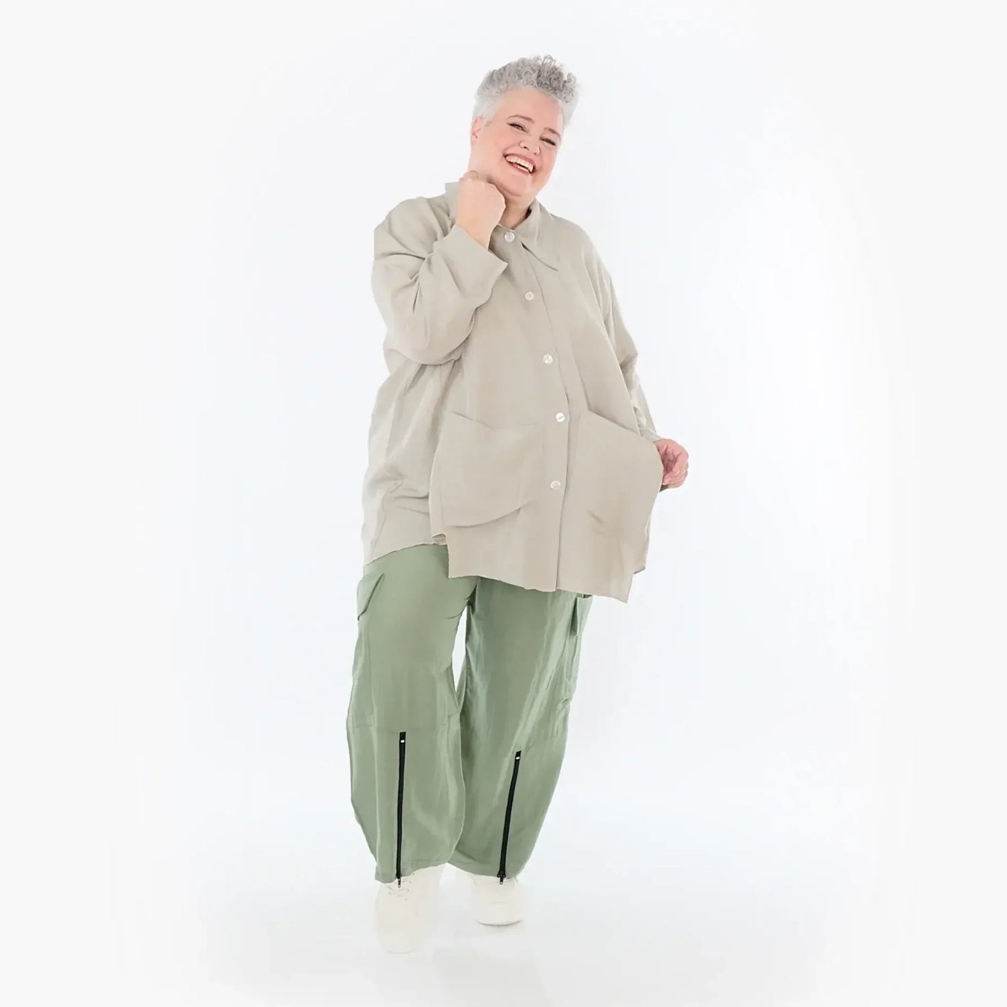 AKH Fashion 7076 Hose, Khaki