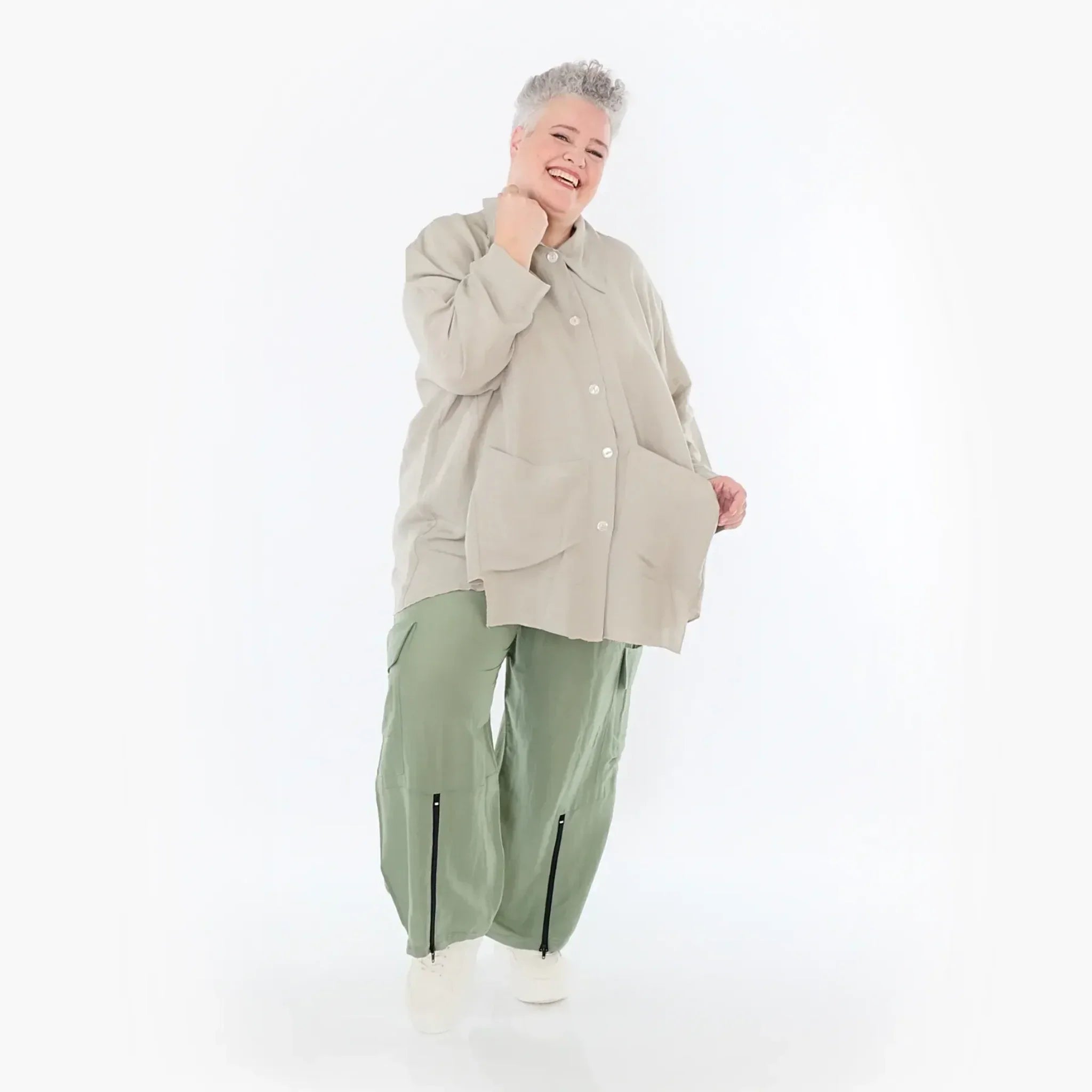 AKH Fashion Hose 7076 Christina, Khaki