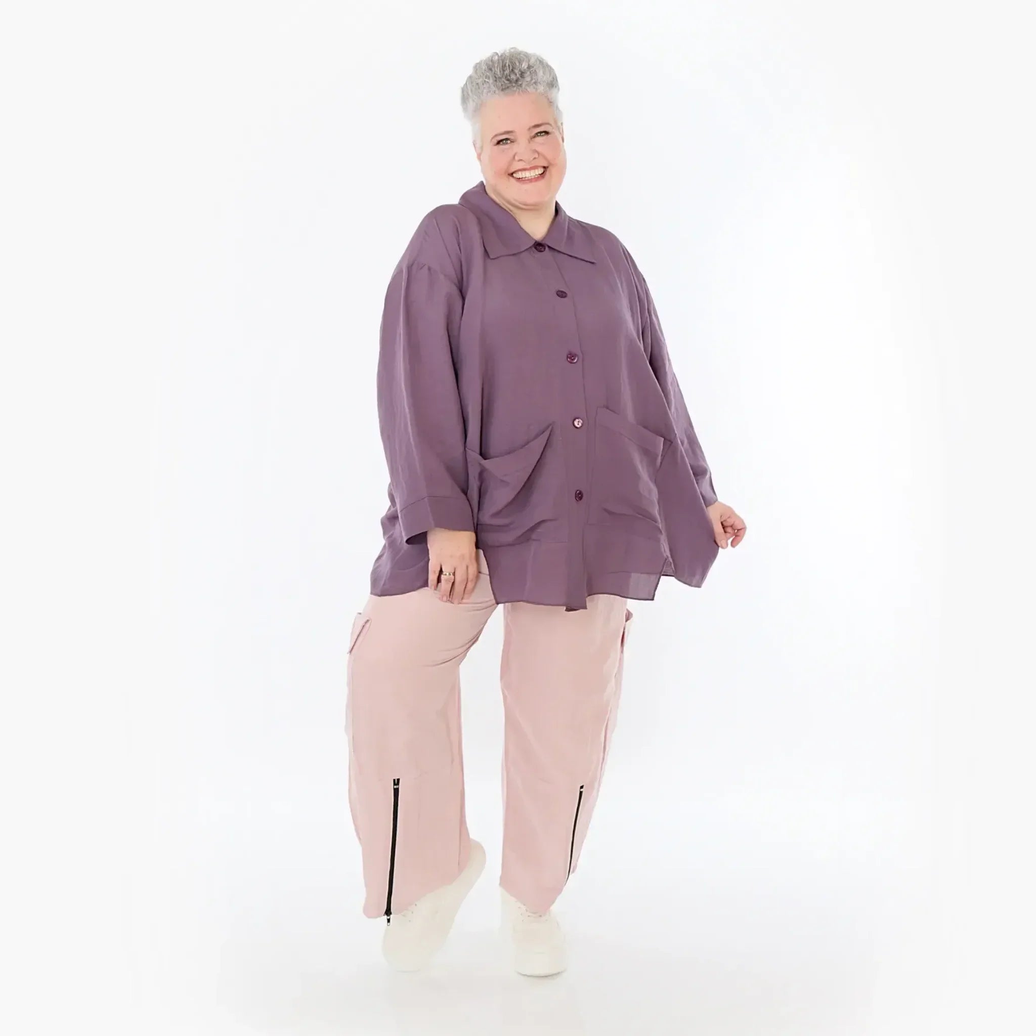 Pantalon AKH Fashion 7076, Mauve
