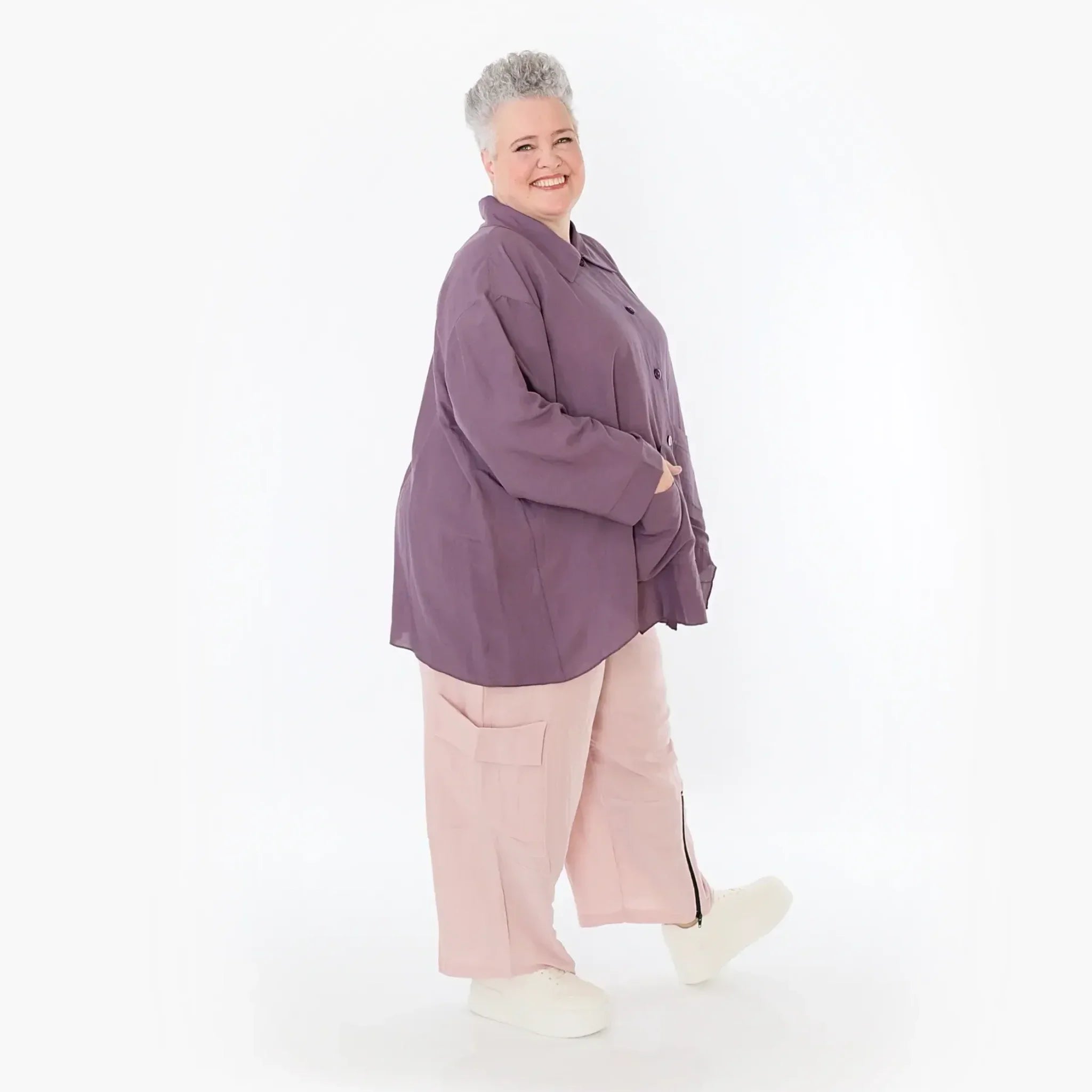 Pantalon AKH Fashion 7076, Mauve