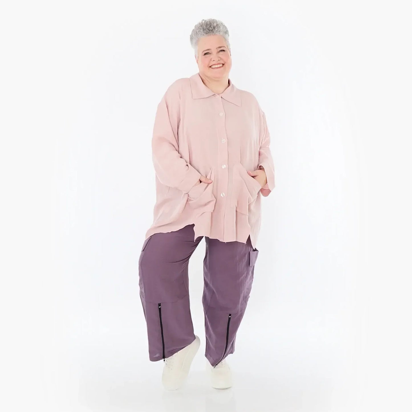 AKH Fashion 7076 Hose, Pflaume