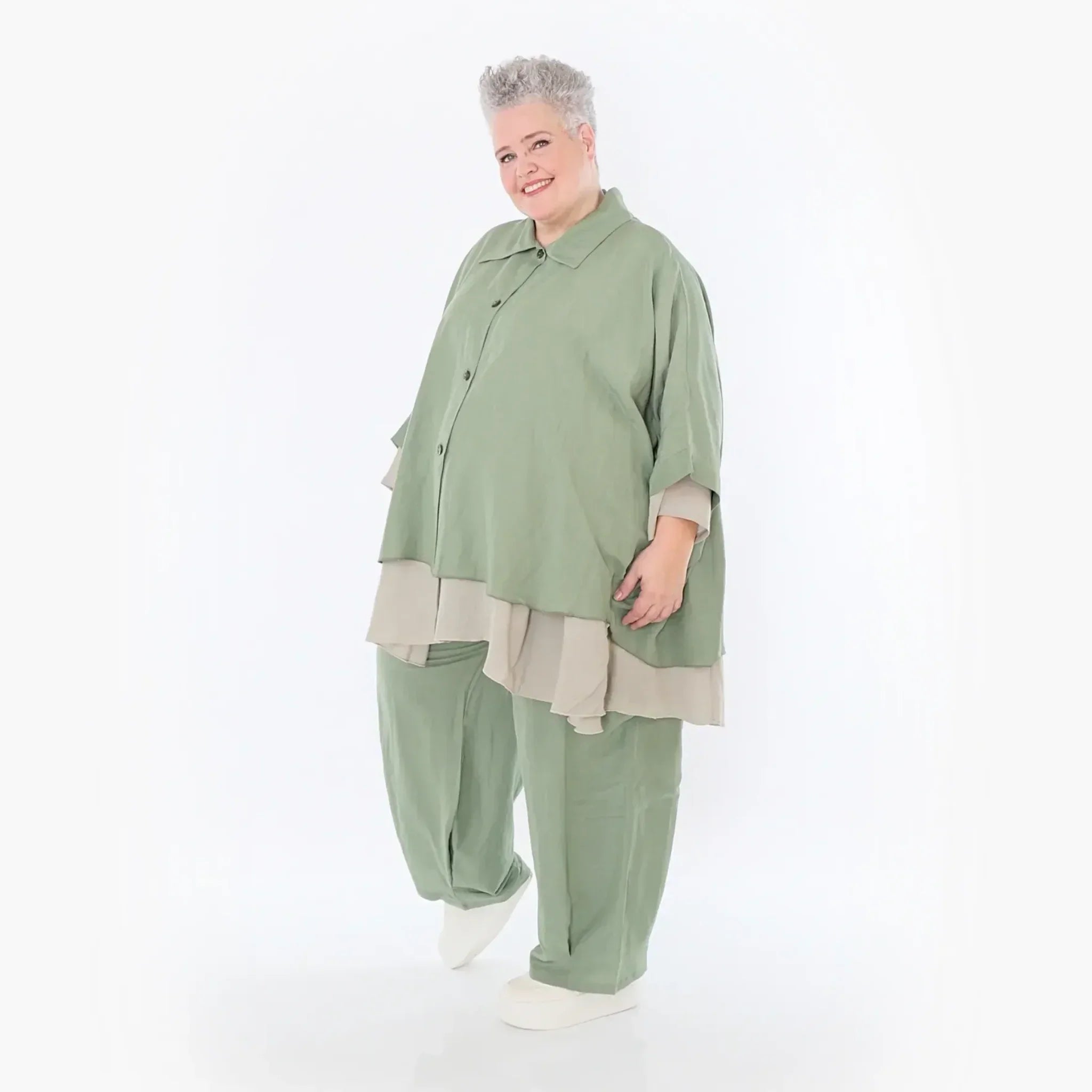 AKH Fashion 7092 Veste, Kaki