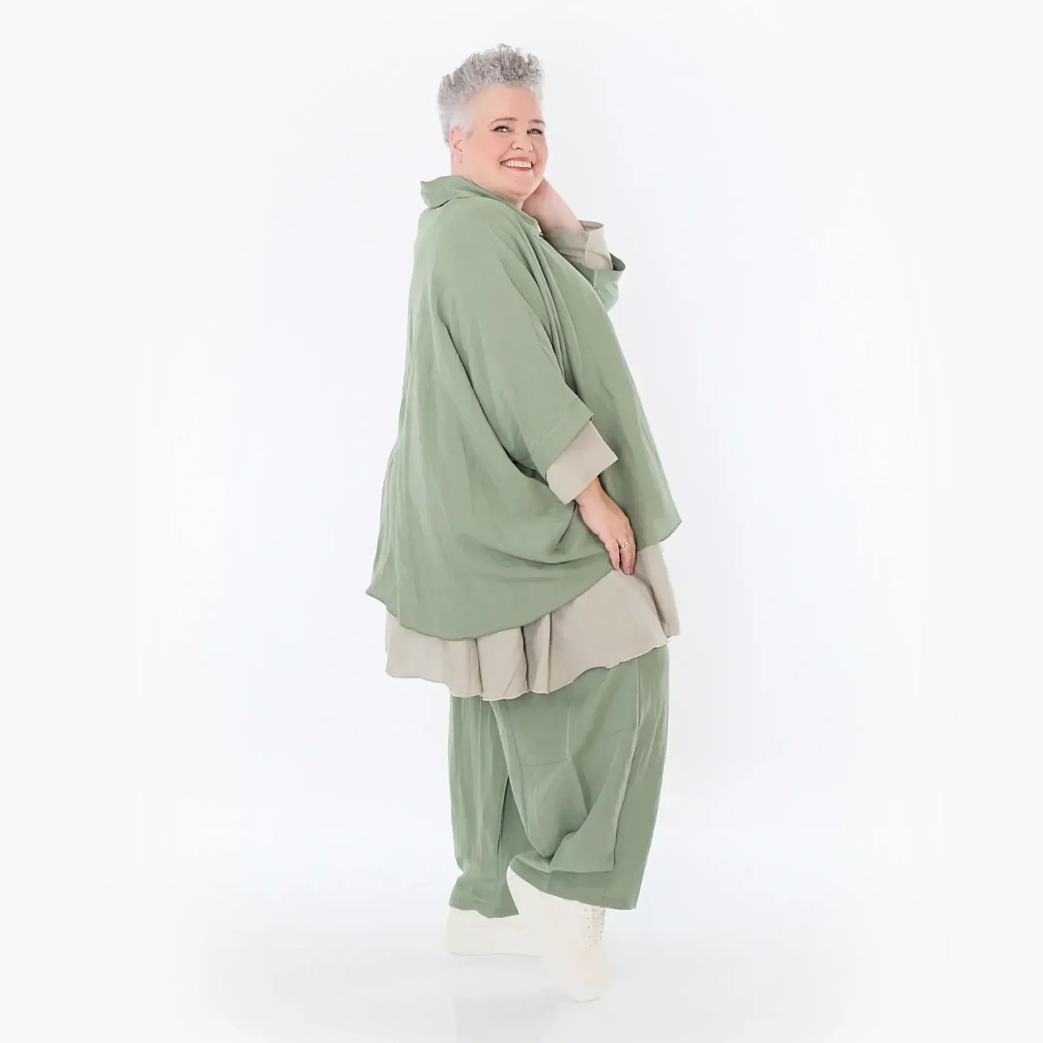 AKH Fashion 7092 Veste, Kaki