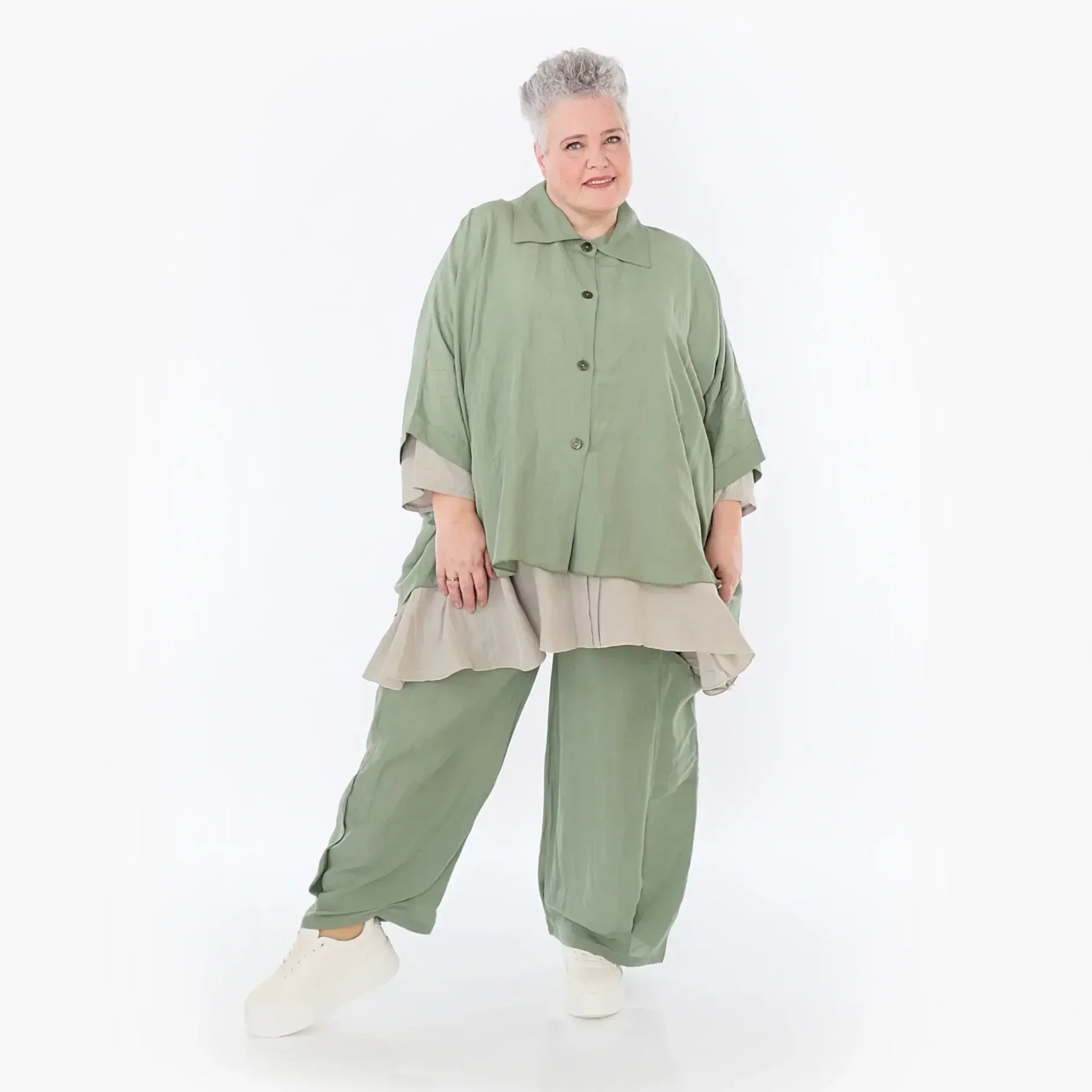 AKH Fashion 7092 Veste, Kaki
