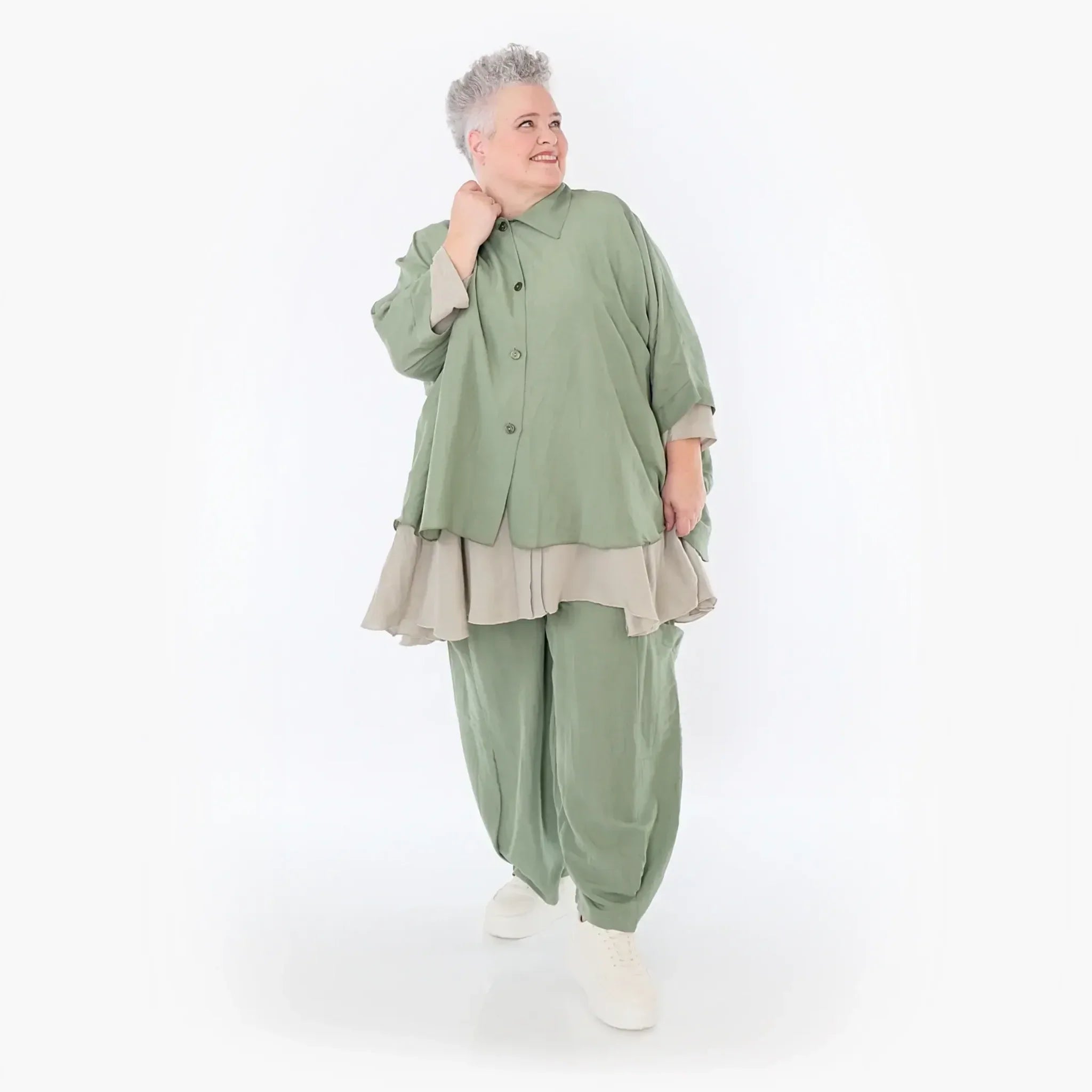 AKH Fashion 7092 Veste, Kaki