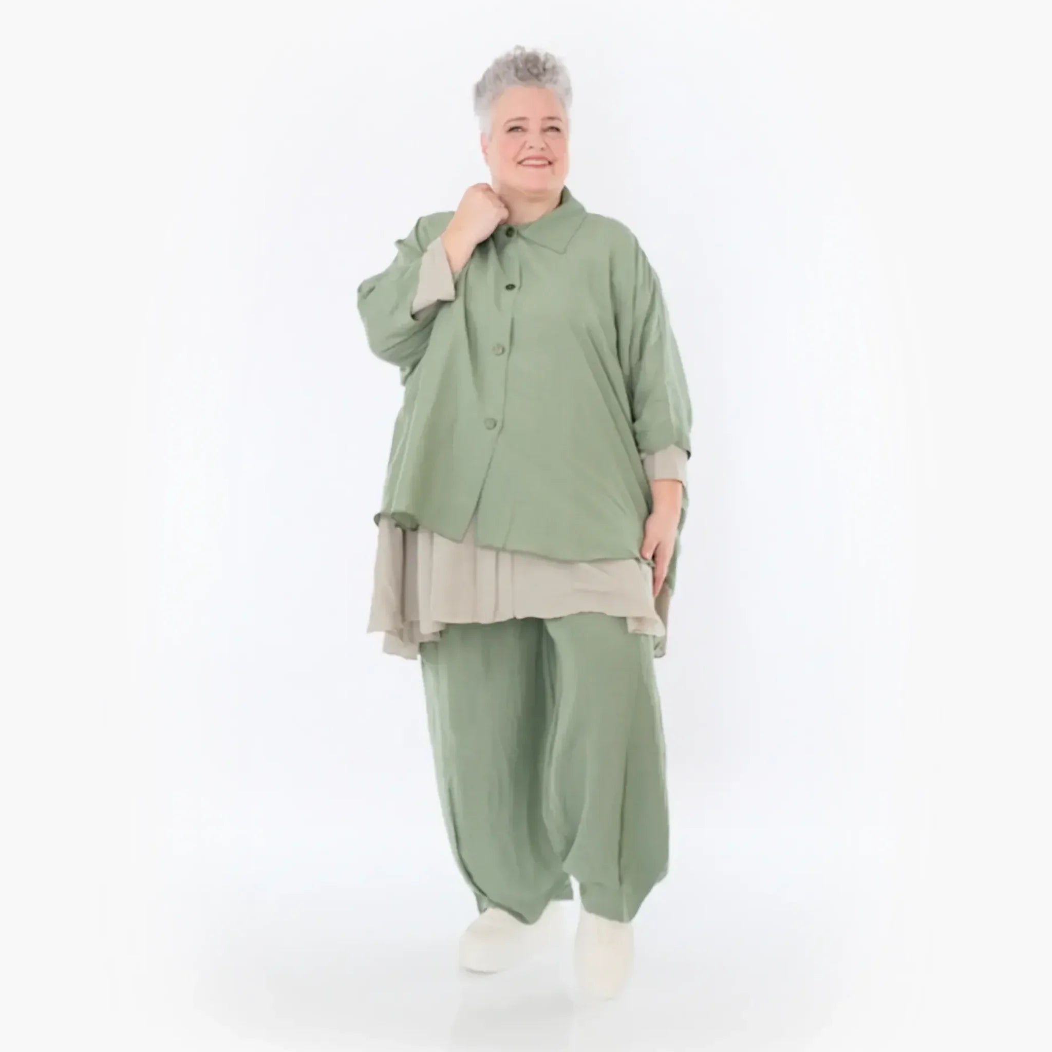 AKH Fashion 7092 Veste, Kaki