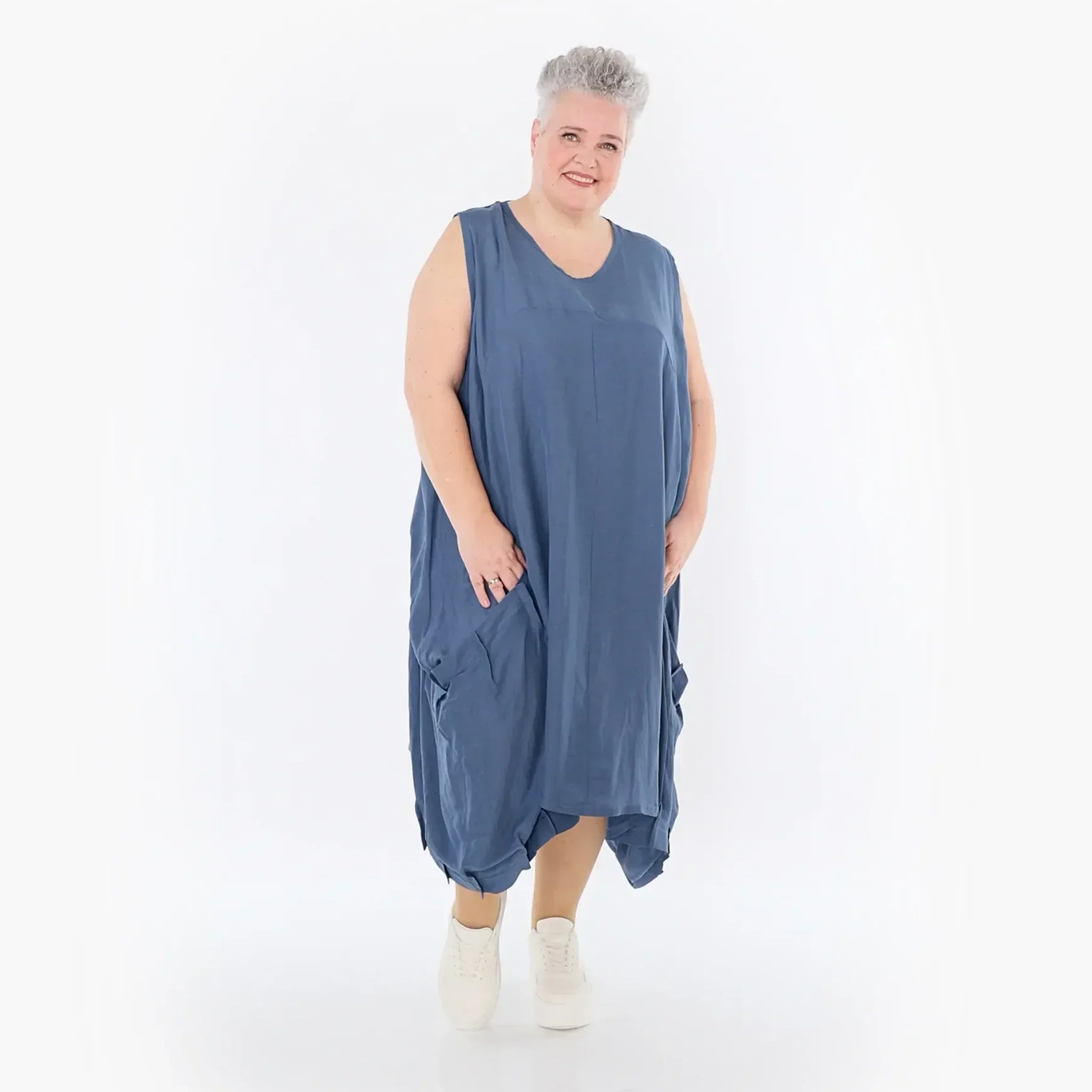 AKH Fashion 7093 Dress, Azure Blue