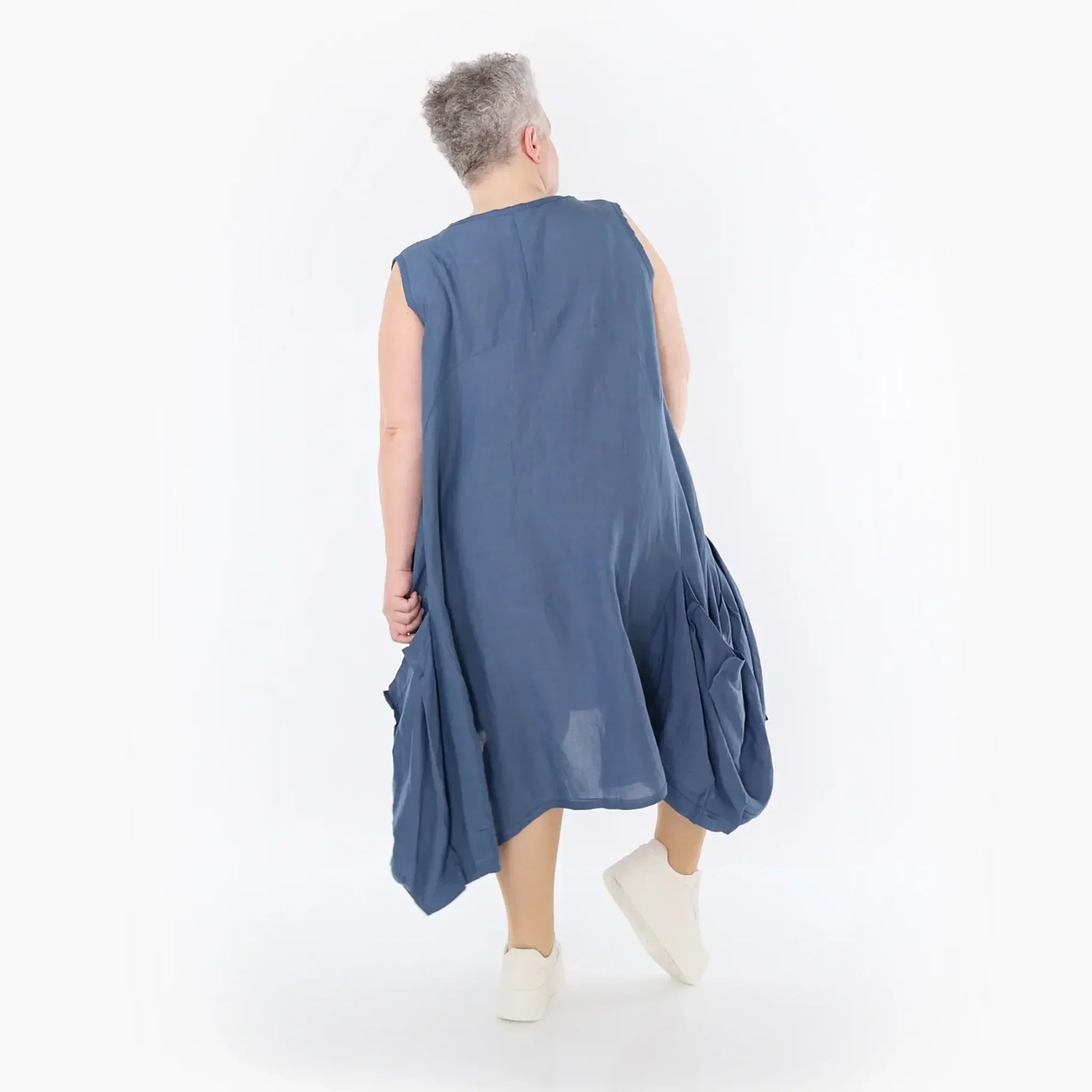 AKH Fashion 7093 Dress, Azure Blue