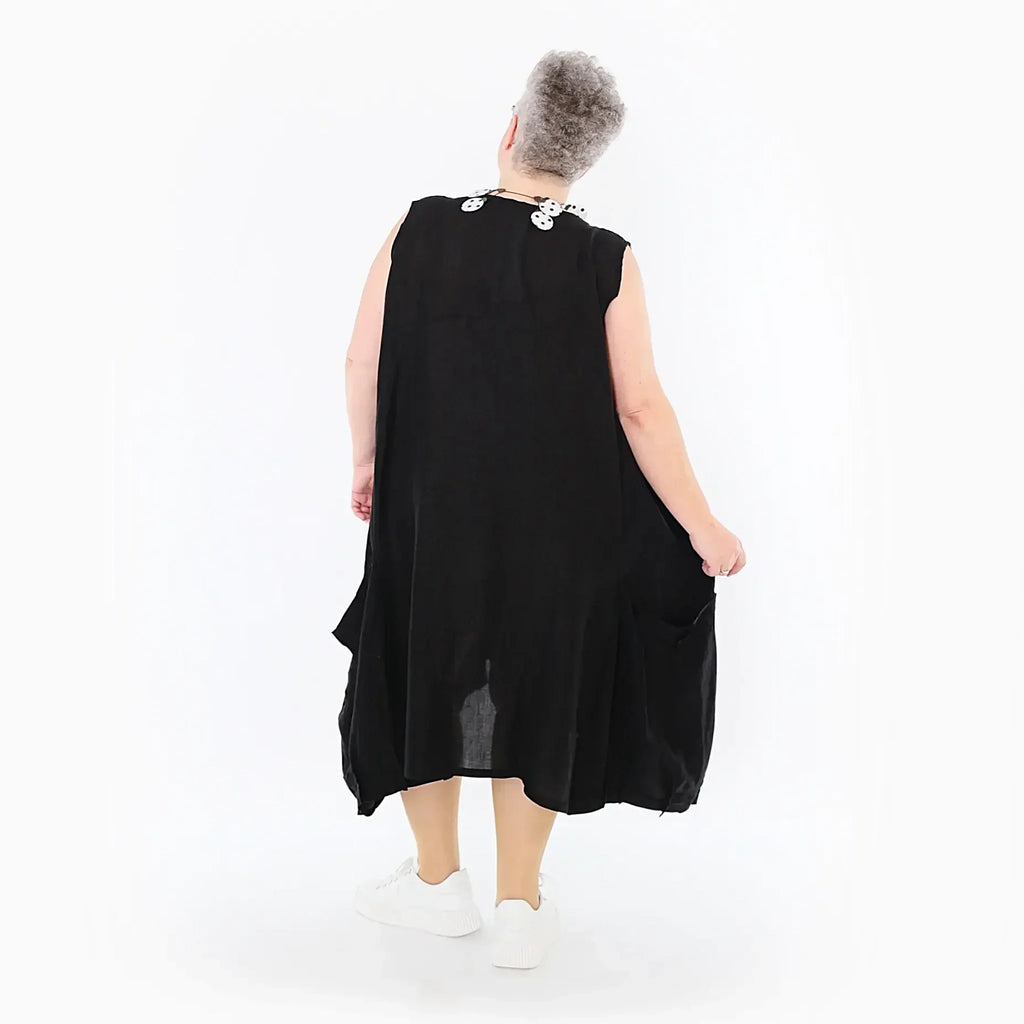 AKH Fashion 7093 Dress, Black