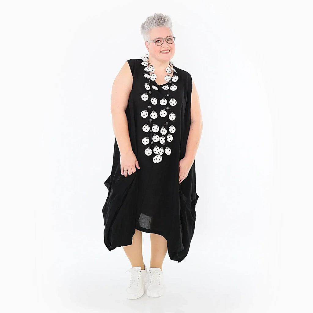 AKH Fashion 7093 Dress, Black