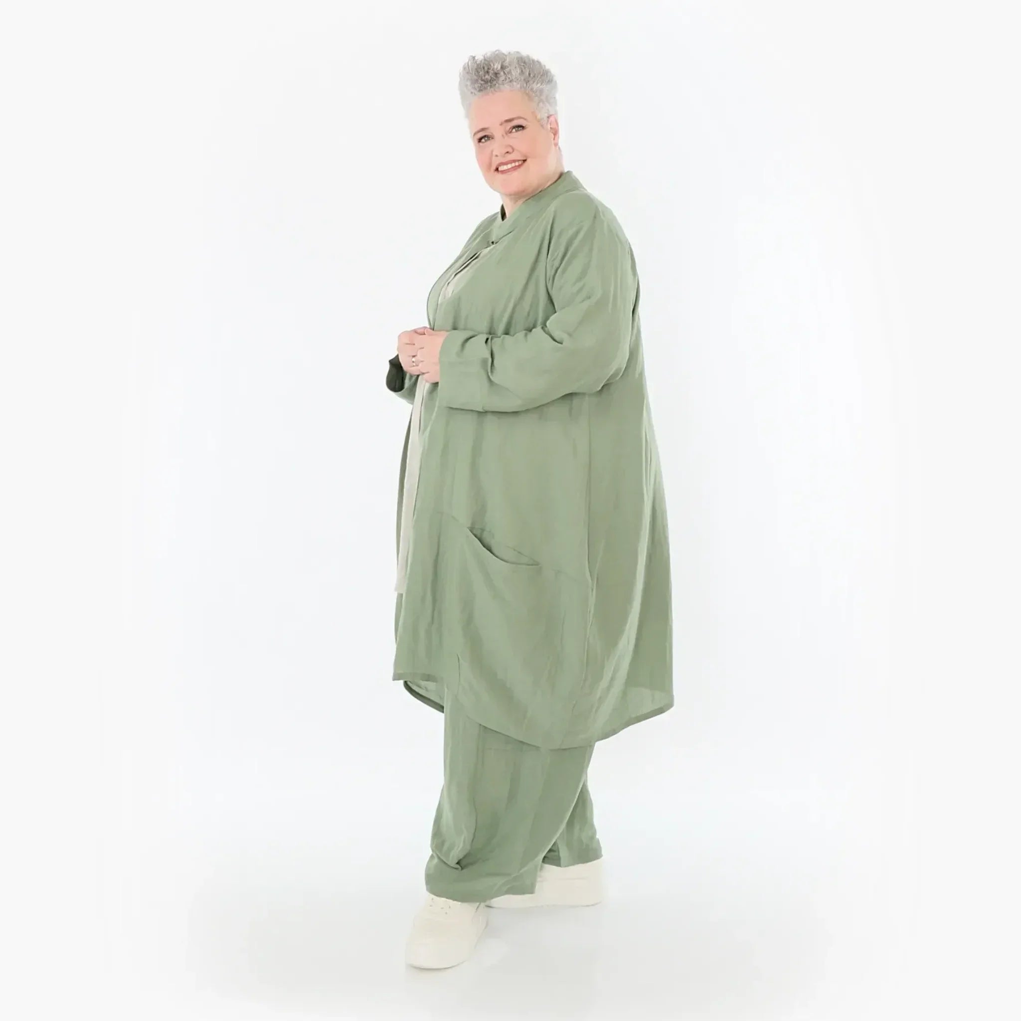 AKH Fashion Cardigan 7094 Christina, Khaki