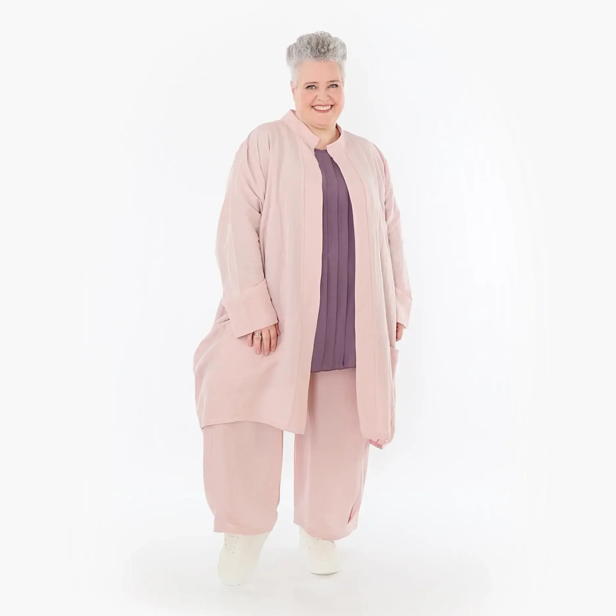 AKH Fashion · Cardigan · Christina · 7094 · Mauve