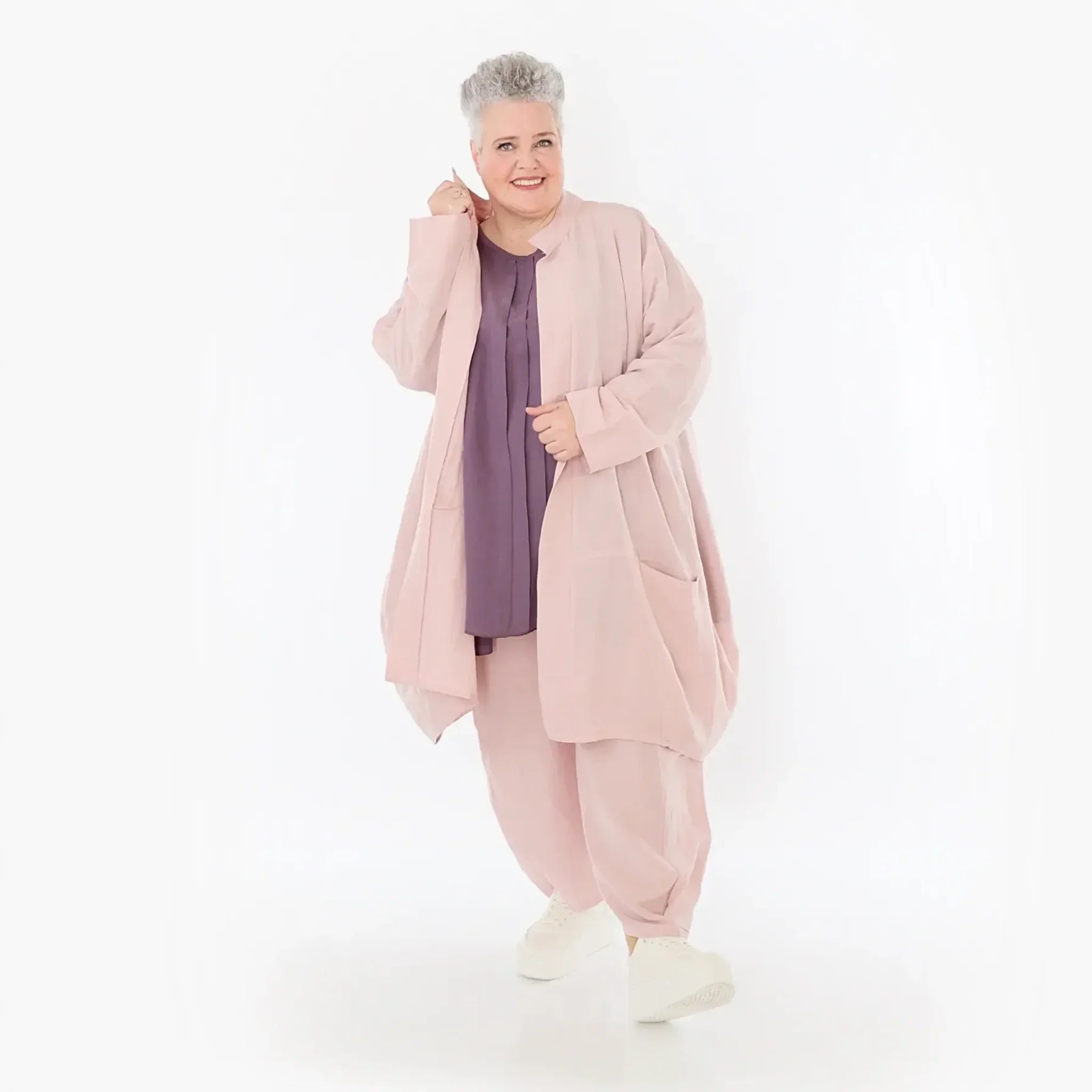 AKH Fashion · Cardigan · Christina · 7094 · Mauve