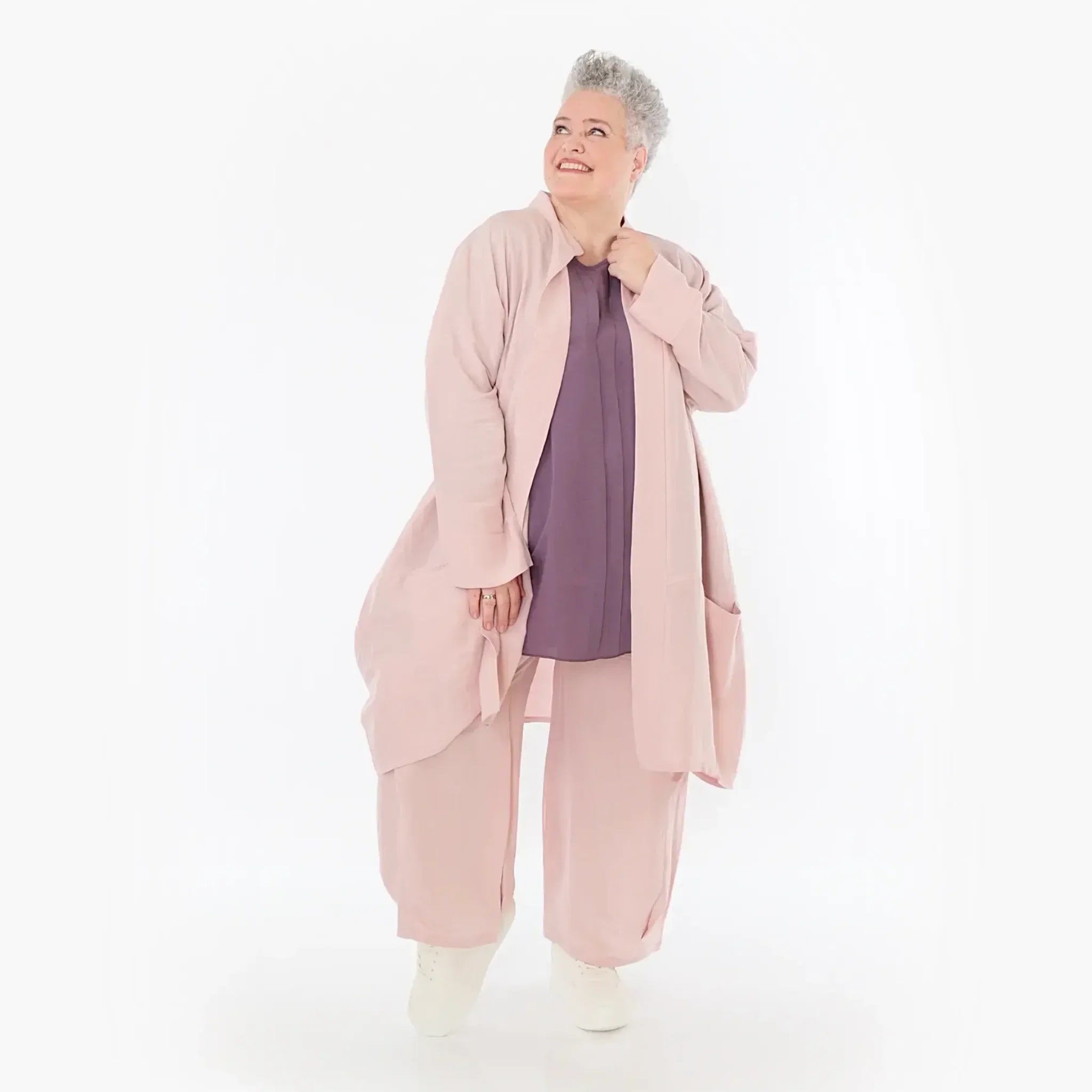 AKH Fashion · Cardigan · Christina · 7094 · Mauve