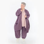 AKH Fashion 7094 Cardigan, Plum