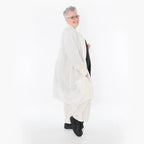 Cardigan AKH Fashion 7094, blanc