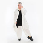 Cardigan AKH Fashion 7094, blanc