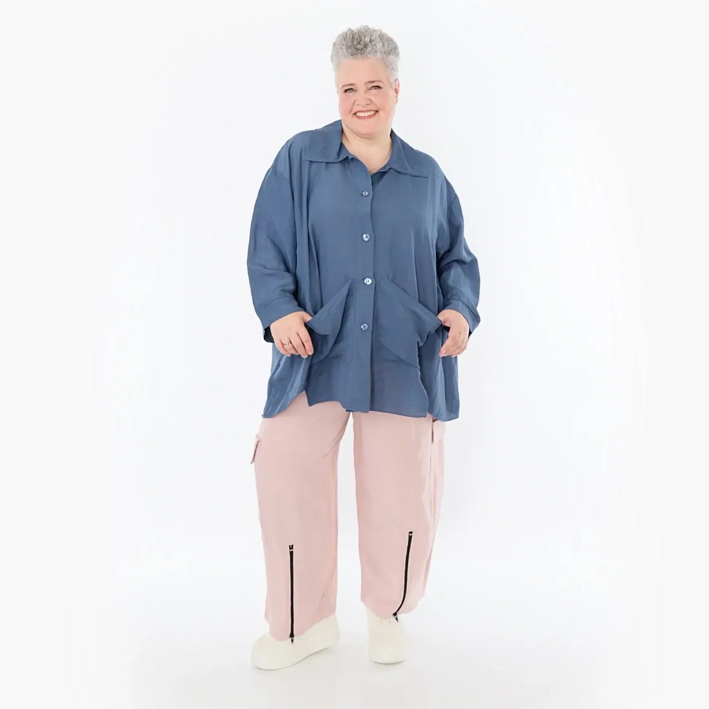 AKH Fashion 7095 Jacke, Azurblau