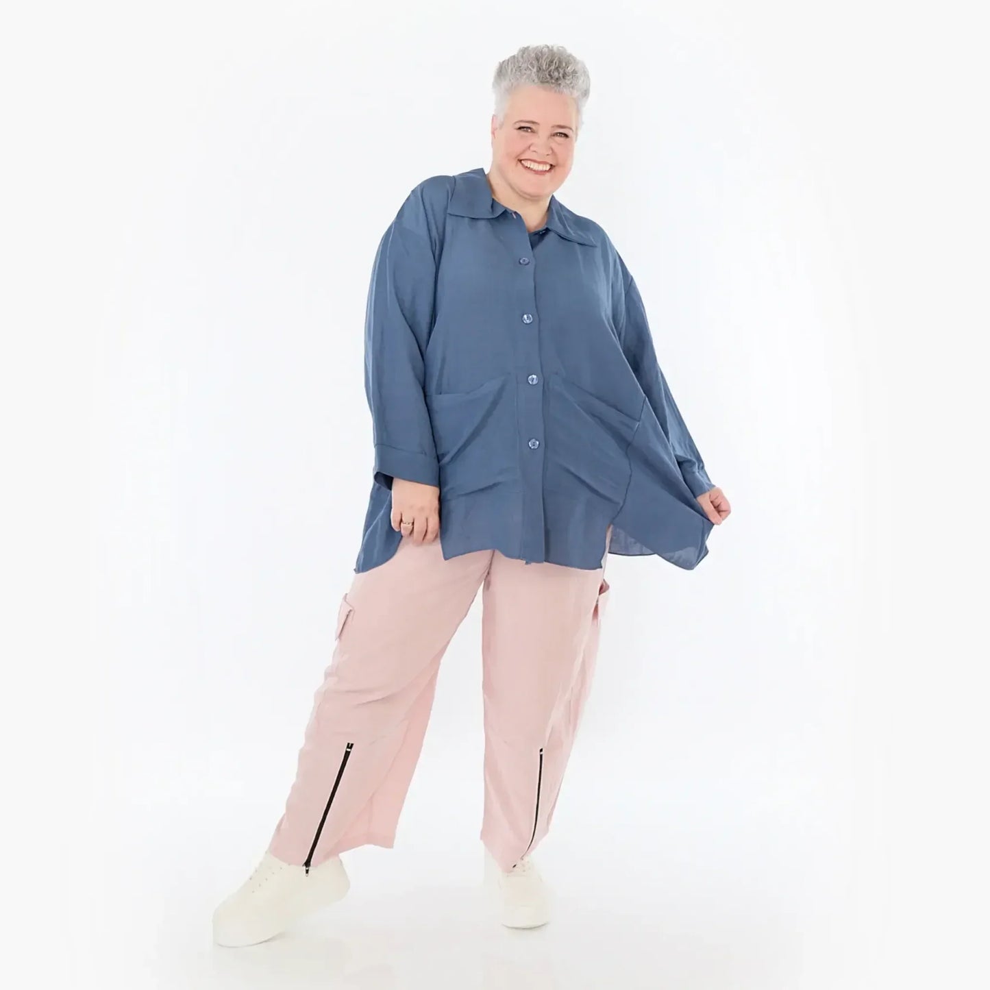 AKH Fashion 7095 Jacke, Azurblau