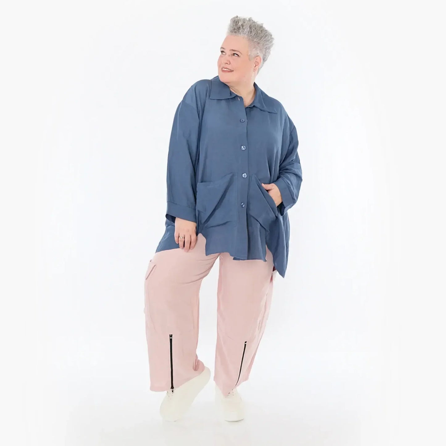 AKH Fashion 7095 Jacke, Azurblau