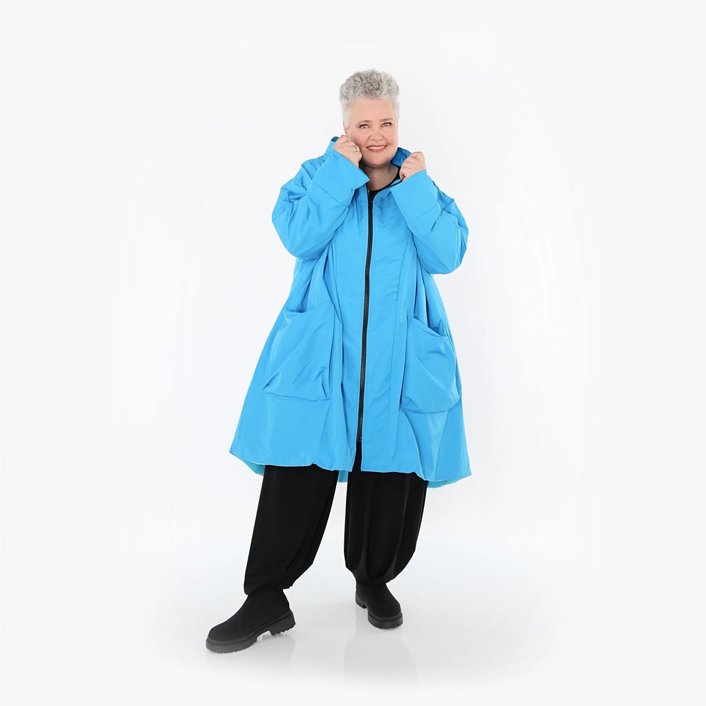 AKH Fashion 2276 Mantel, Blau