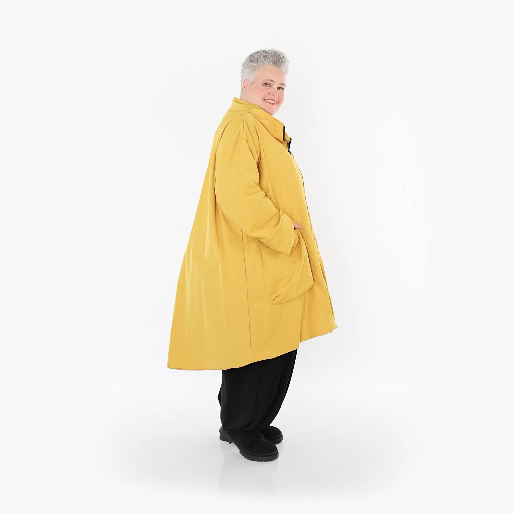 AKH Fashion Coat 2276 LoveEcho, Honey Yellow