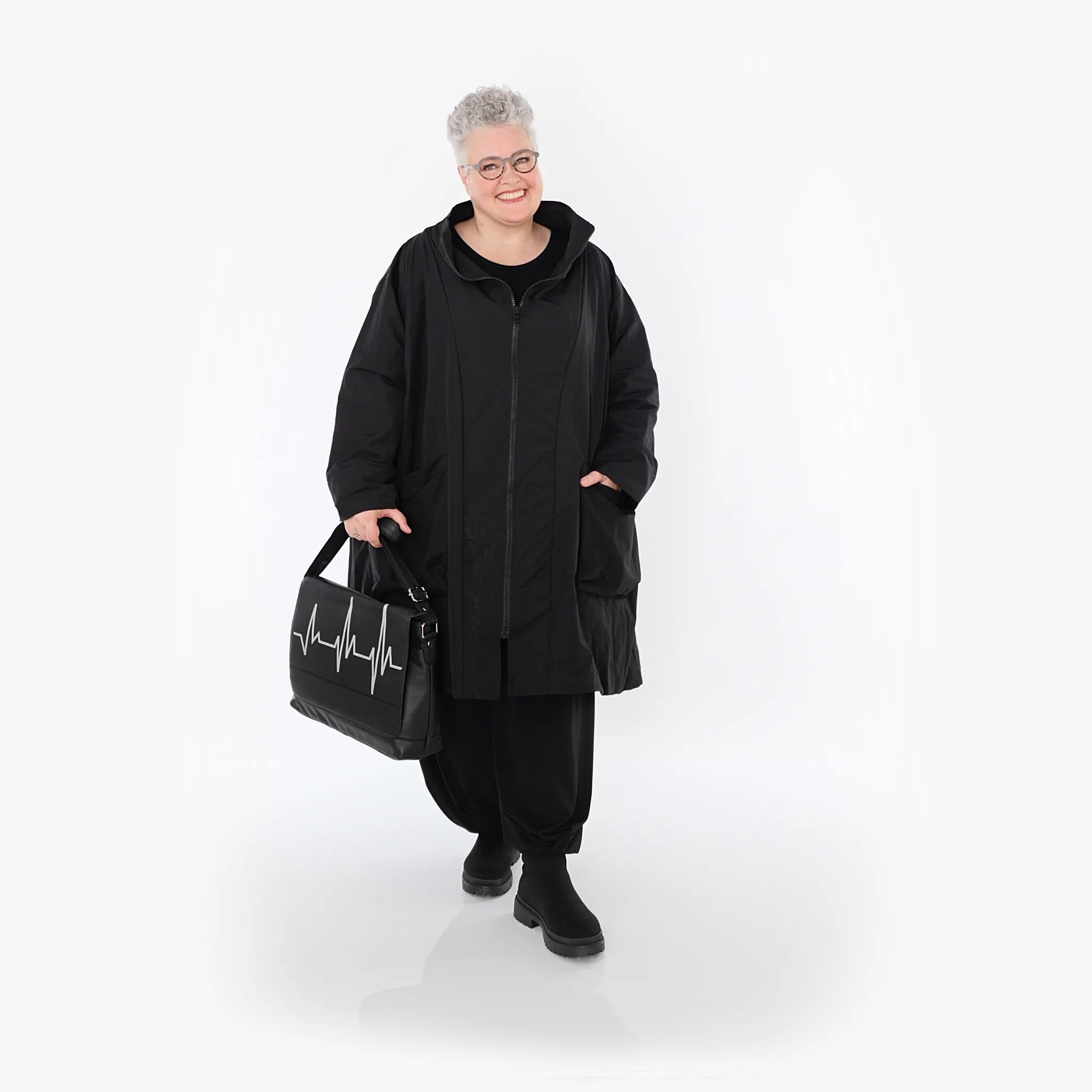 Manteau AKH Fashion 2276, noir
