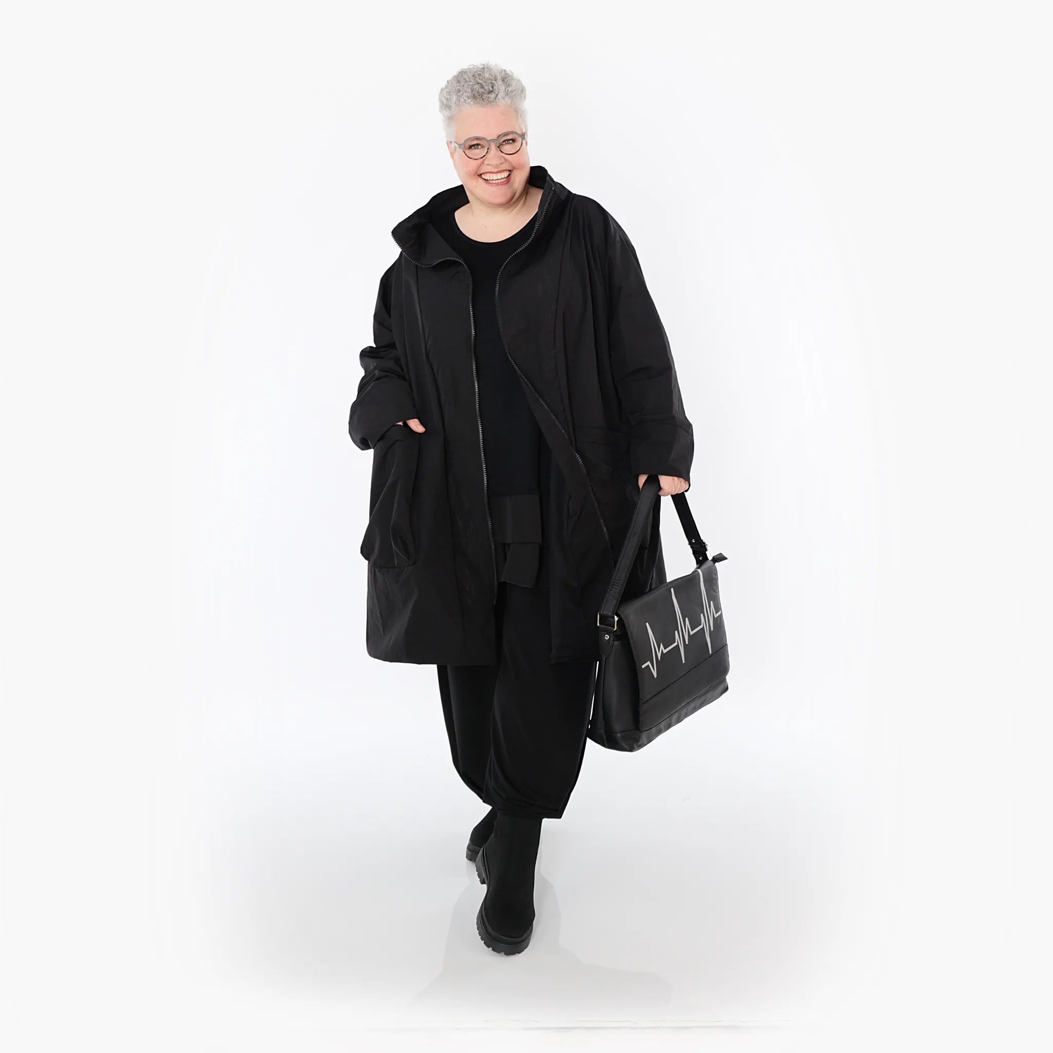 Manteau AKH Fashion 2276, noir