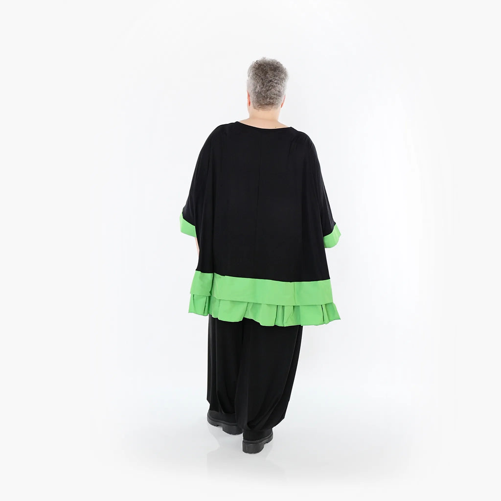AKH Fashion · Shirt · LoveEcho · 7103 · Schwarz/Grün