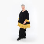 AKH Fashion · Shirt · LoveEcho · 7103 · Schwarz/Honiggelb