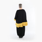 AKH Fashion · Shirt · LoveEcho · 7103 · Schwarz/Honiggelb