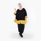 AKH Fashion · Shirt · LoveEcho · 7103 · Schwarz/Honiggelb