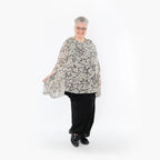 Chemise AKH Fashion 593 Big, écru-noir