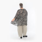 Chemise AKH Fashion 593 Big, noir-écru