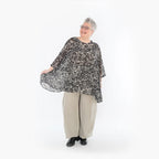 Chemise AKH Fashion 593 Big, noir-écru