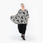 AKH Fashion · Shirt · Conny · 593 · Schwarz/Weiß