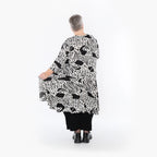 AKH Fashion 6563 Big Shirt, Schwarz-Weiß