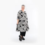 AKH Fashion 6563 Big Shirt, Schwarz-Weiß