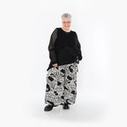 AKH Fashion · Hose · Conny · 7077 · Schwarz/Weiß