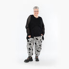 AKH Fashion · Hose · Conny · 8069 · Schwarz/Weiß