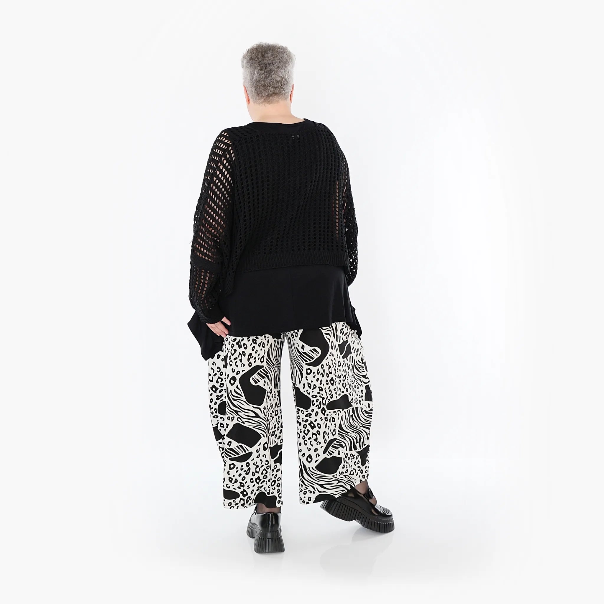 AKH Fashion · Hose · Conny · 8069 · Schwarz/Weiß