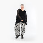 AKH Fashion · Hose · Conny · 8069 · Schwarz/Weiß