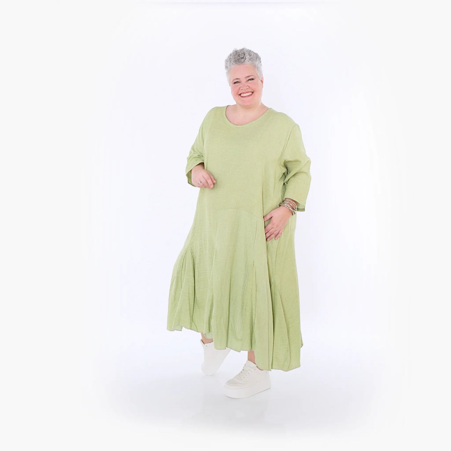 AKH Fashion 6972 Kleid, Apfelgrün