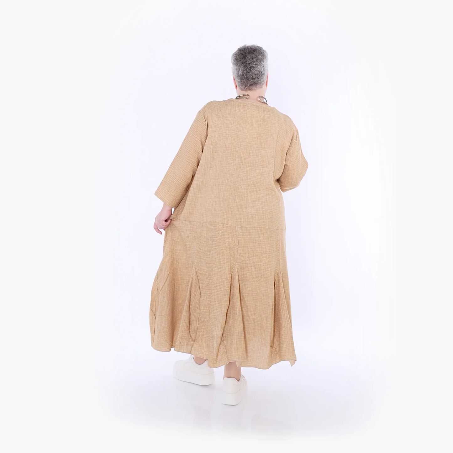 AKH Fashion 6972 Kleid, Cognac