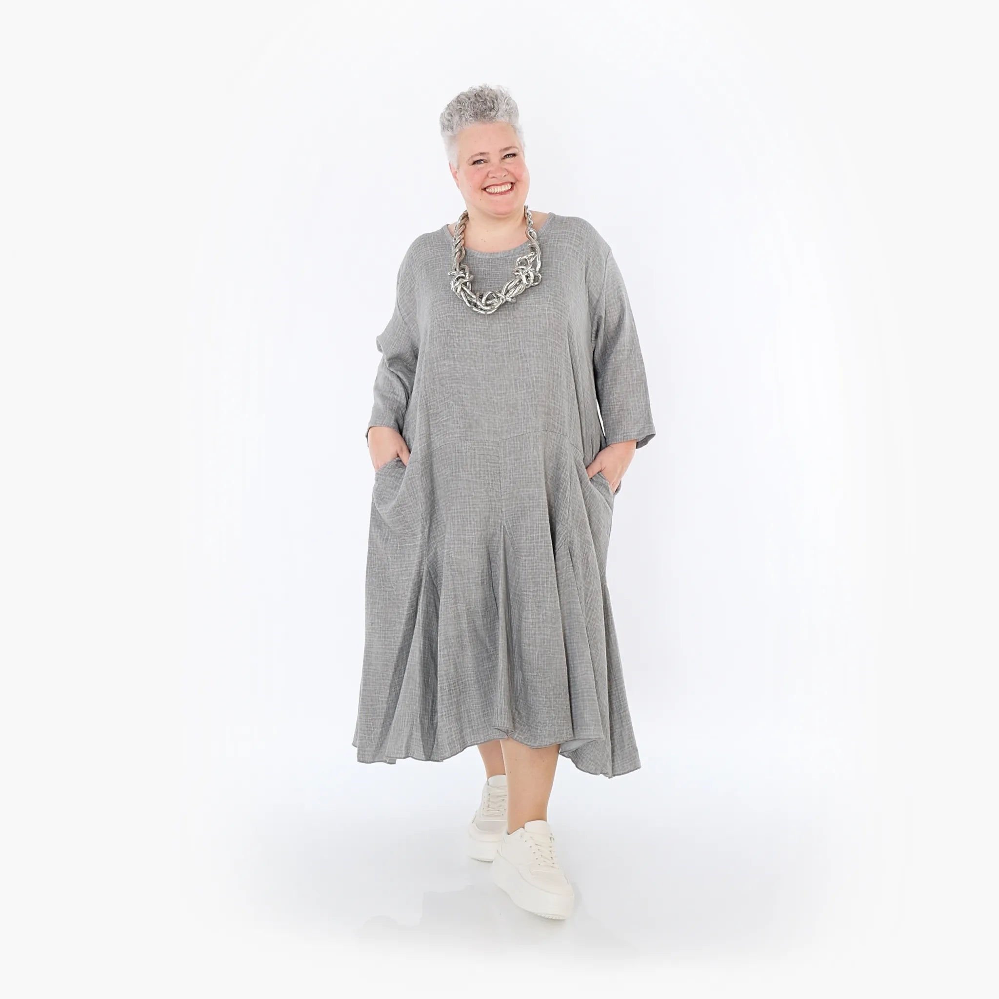 Robe AKH Fashion 6972, grise