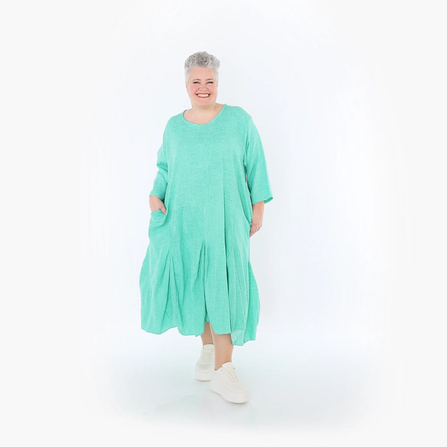 AKH Fashion 6972 Kleid, Grün