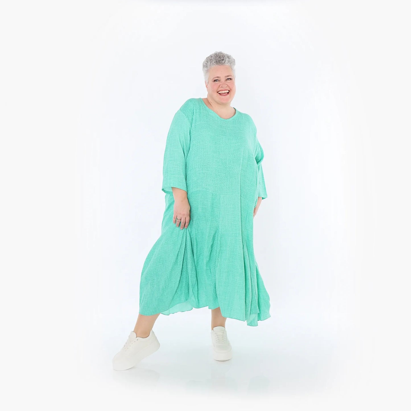 AKH Fashion 6972 Kleid, Grün