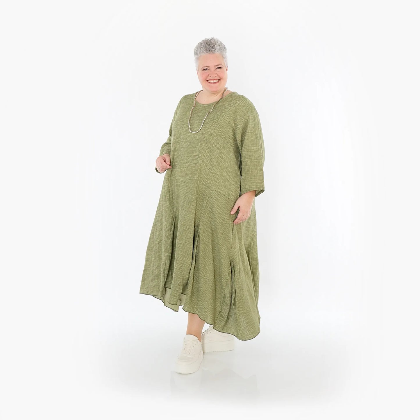 AKH Fashion 6972 Kleid, Khaki