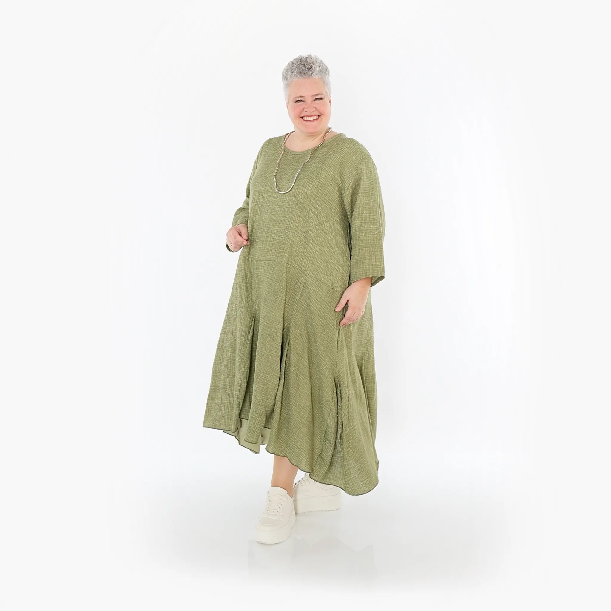 Robe AKH Fashion 6972, kaki