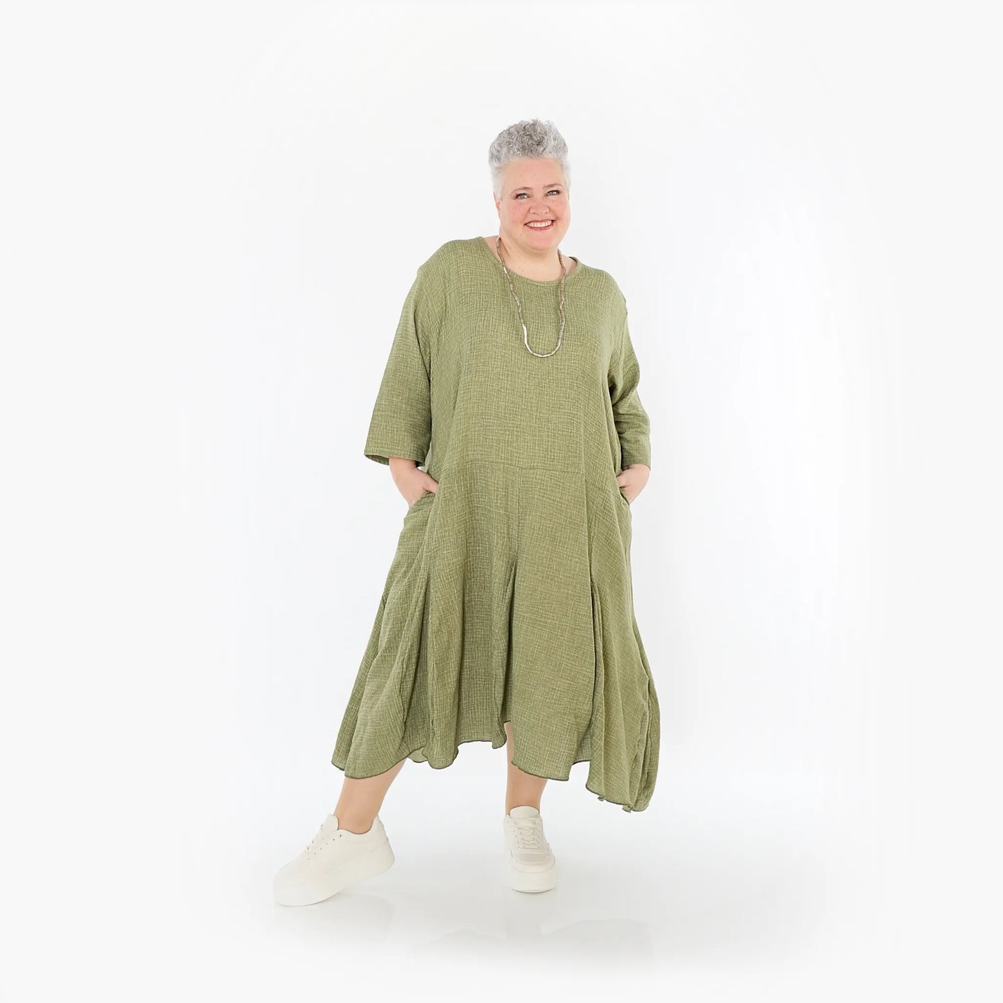 AKH Fashion 6972 Kleid, Khaki